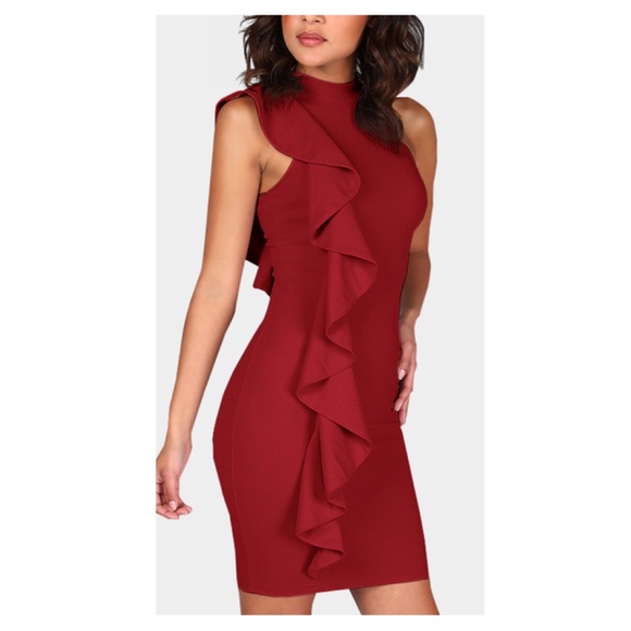 YOINS Dresses & Skirts - FLOUNCY MINI DRESS